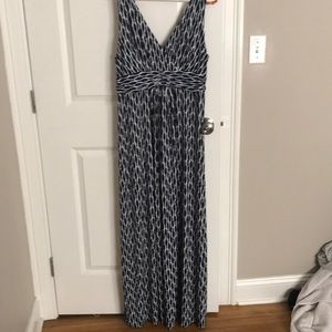 EUC Loft IKat Petite Maternity Maxi Dress